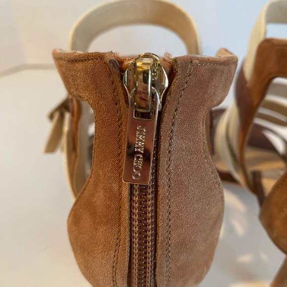 Jimmy Choo Multi Straps Strappy Sandals Heels EU 37.5 - Picture 7 of 9